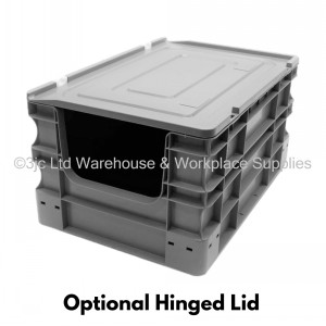 Heavy Duty Stacking Euro Box 60cm 55 Litre Open Front